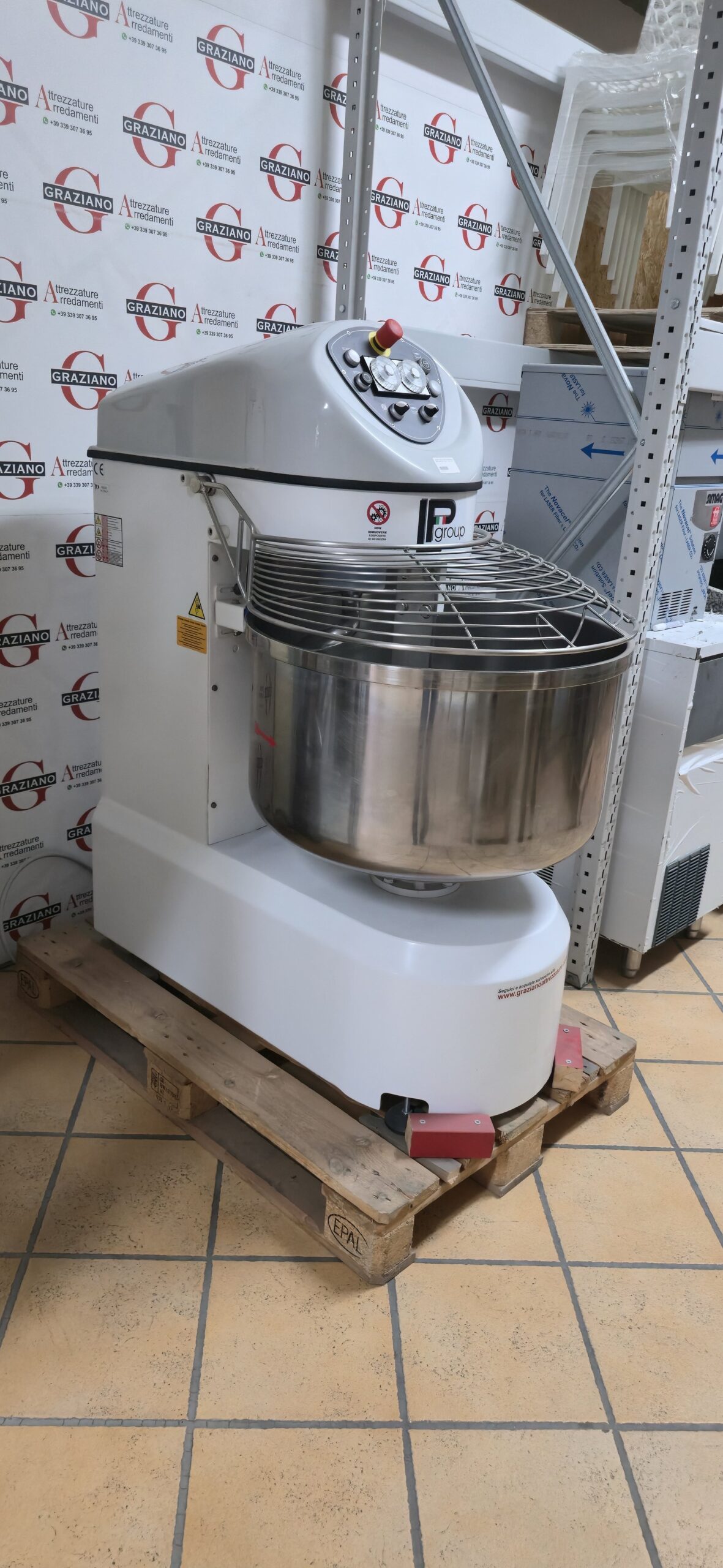 IMPASTATRICE A SPIRALE da 80 kg marca LP GROUP - immagine 13