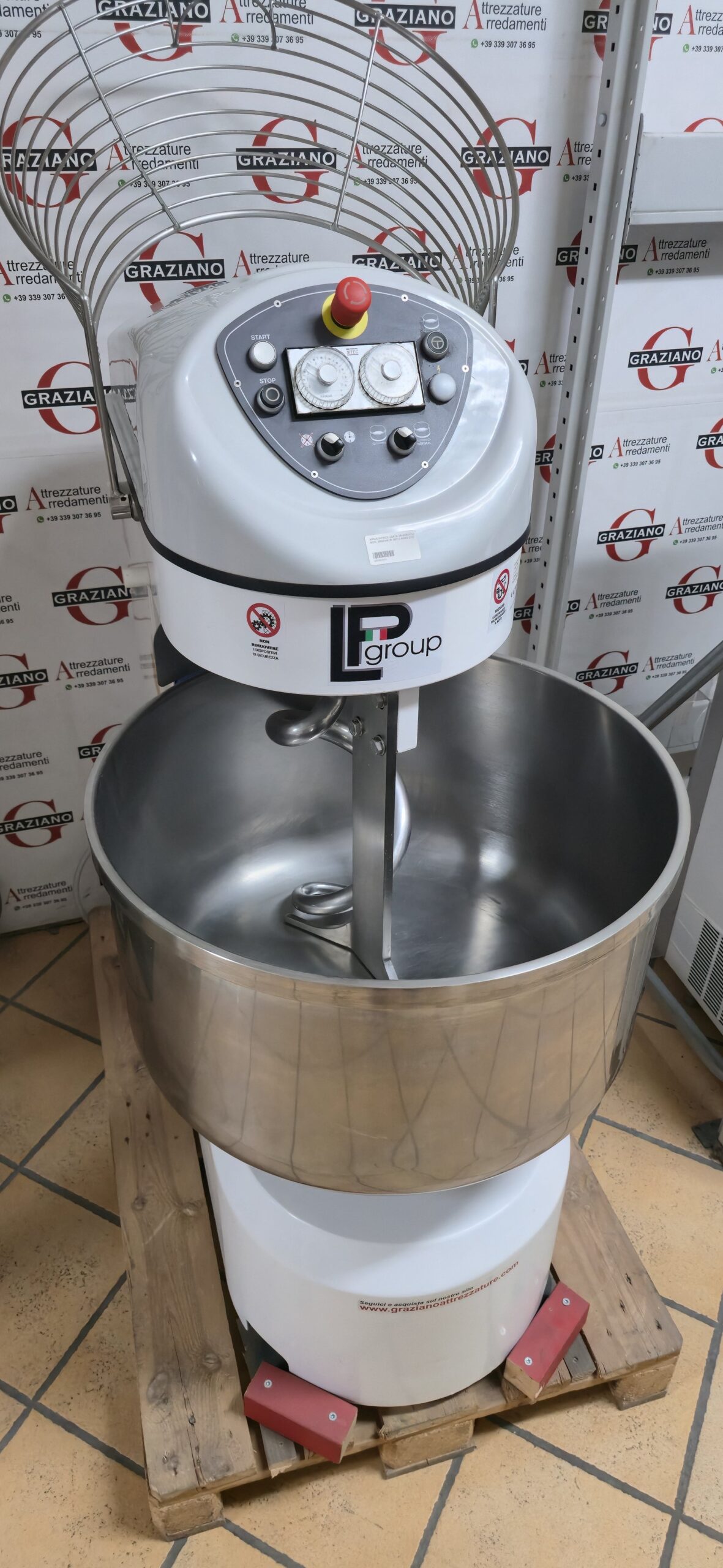 IMPASTATRICE A SPIRALE da 80 kg marca LP GROUP - immagine 5