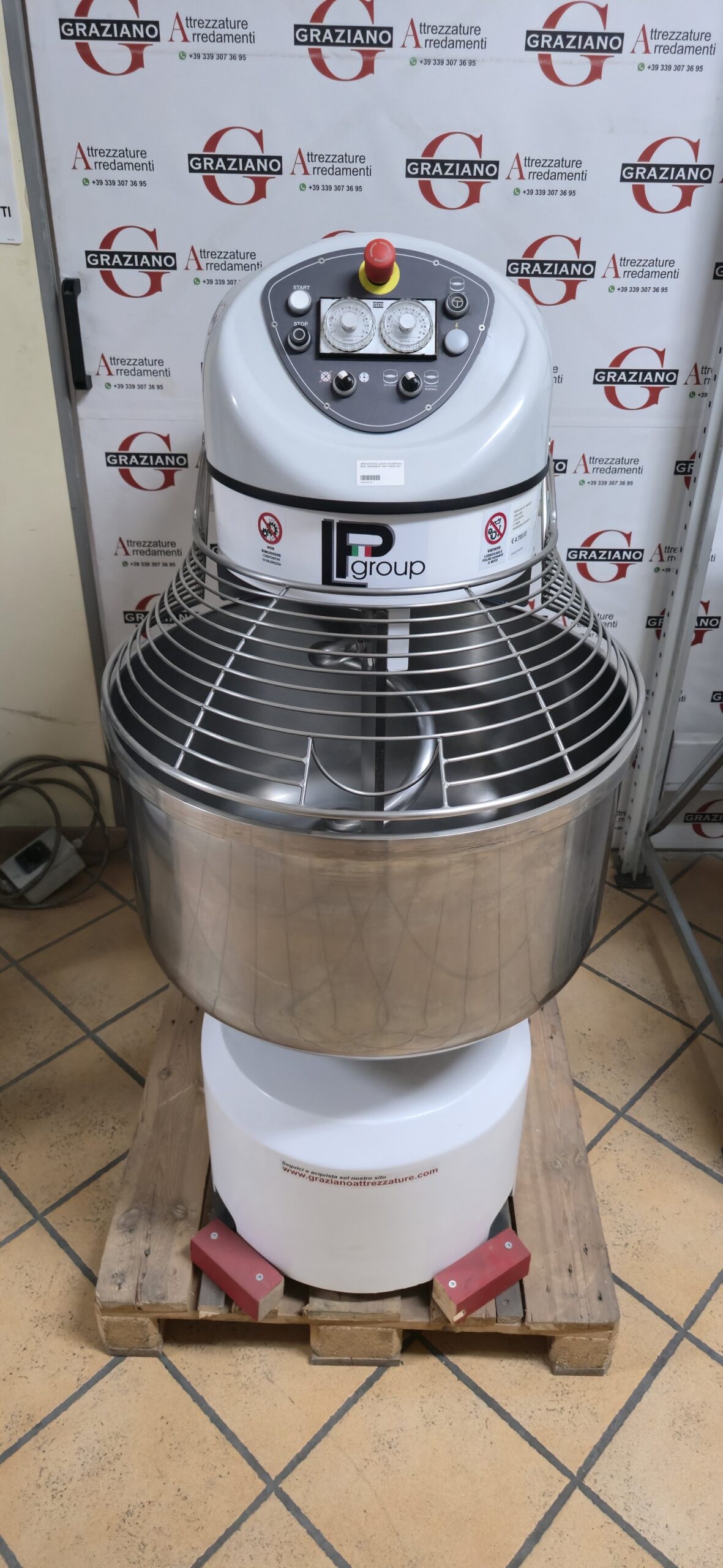 IMPASTATRICE A SPIRALE da 80 kg marca LP GROUP - immagine 12