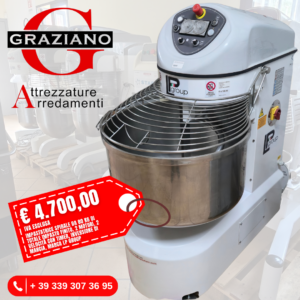 IMPASTATRICE A SPIRALE da 80 kg marca LP GROUP