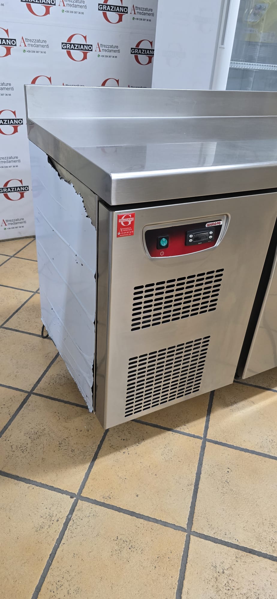 TAVOLO REFRIGERATO 2 PORTE positivo marca ANGELO PO - immagine 2