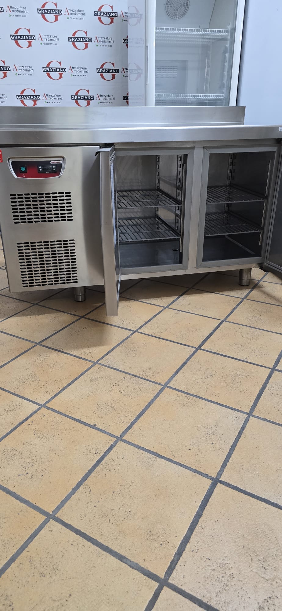 TAVOLO REFRIGERATO 2 PORTE positivo marca ANGELO PO - immagine 5