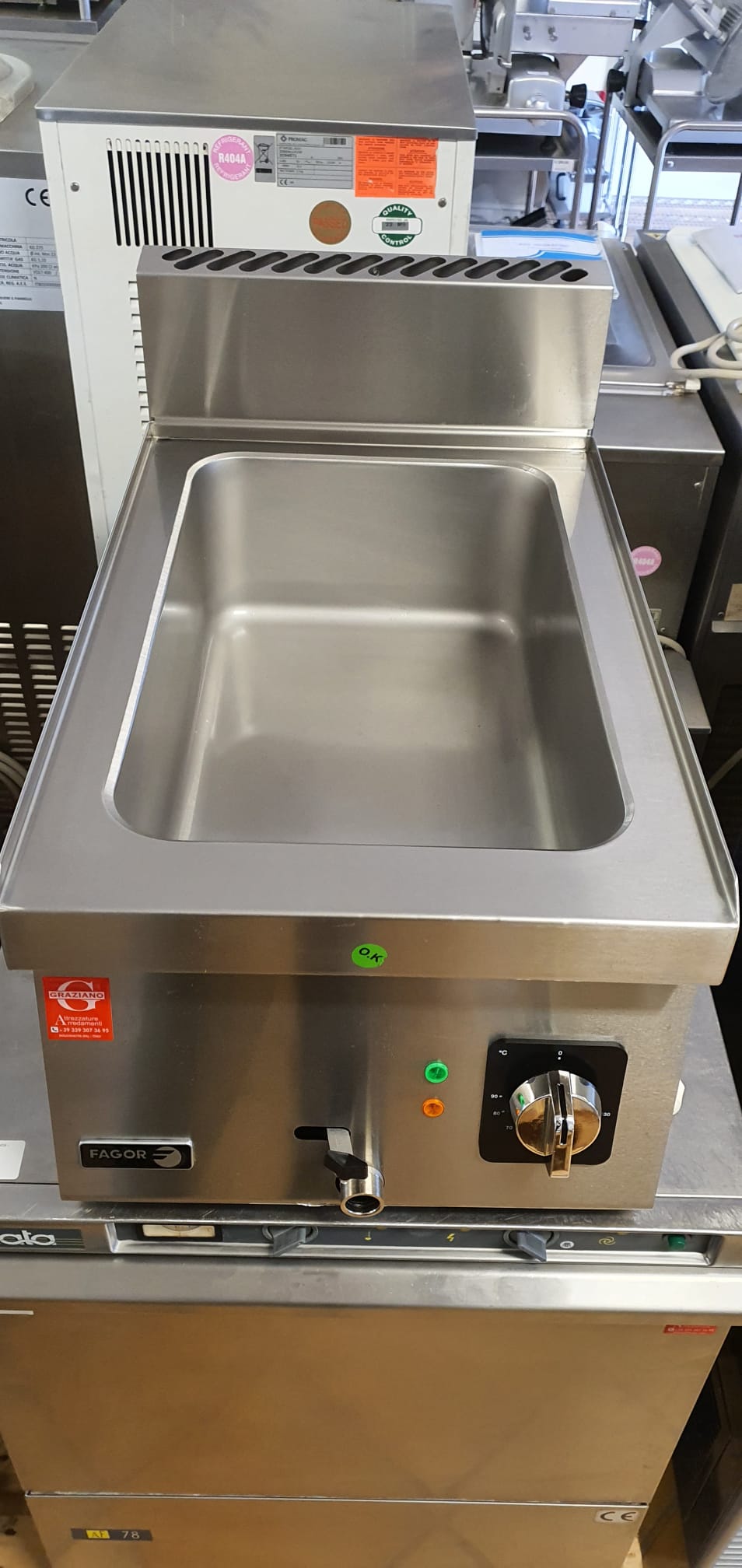 BAGNOMARIA in acciaio inox da banco marca FAGOR - immagine 3