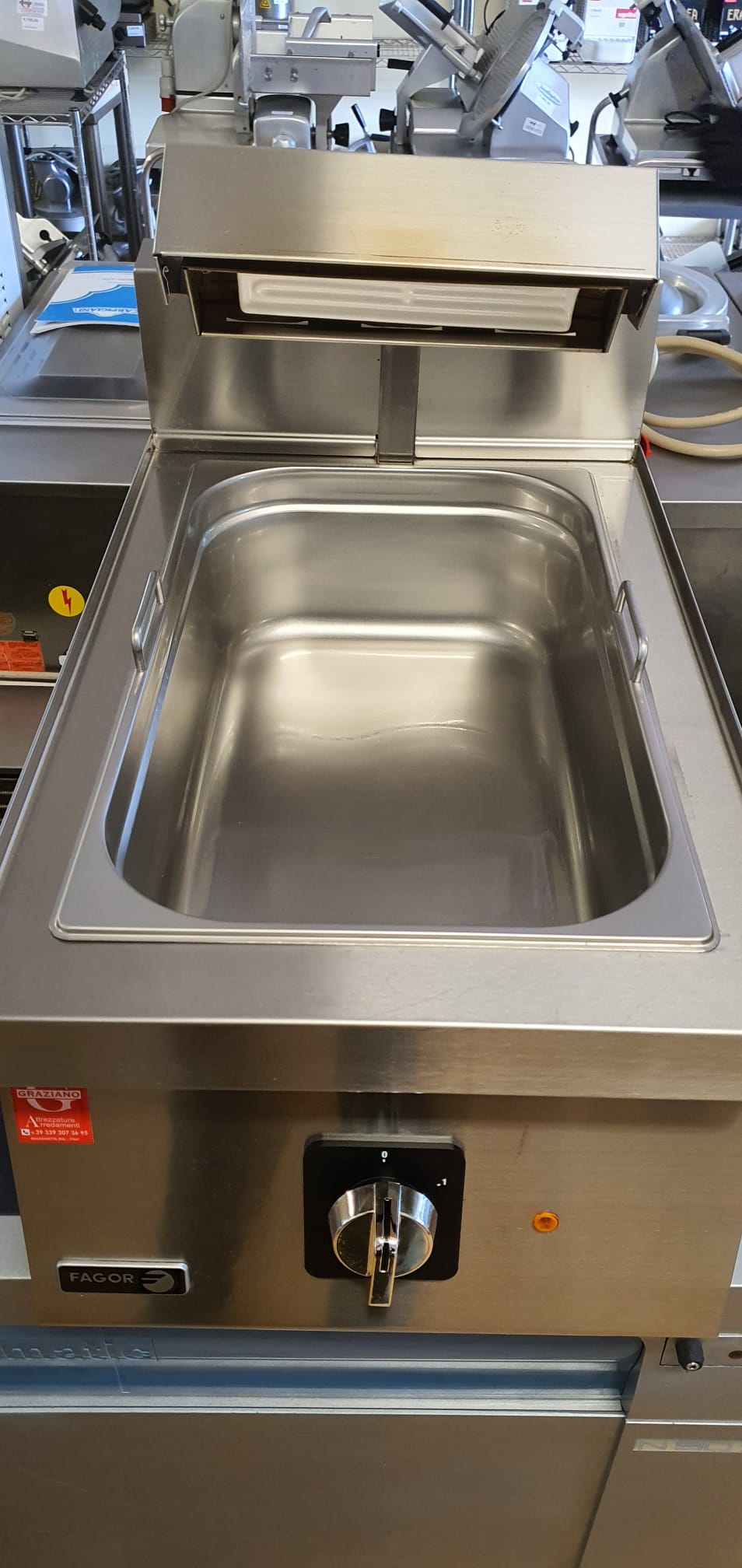 SCALDAPATATE in acciaio inox da banco marca FAGOR - immagine 2