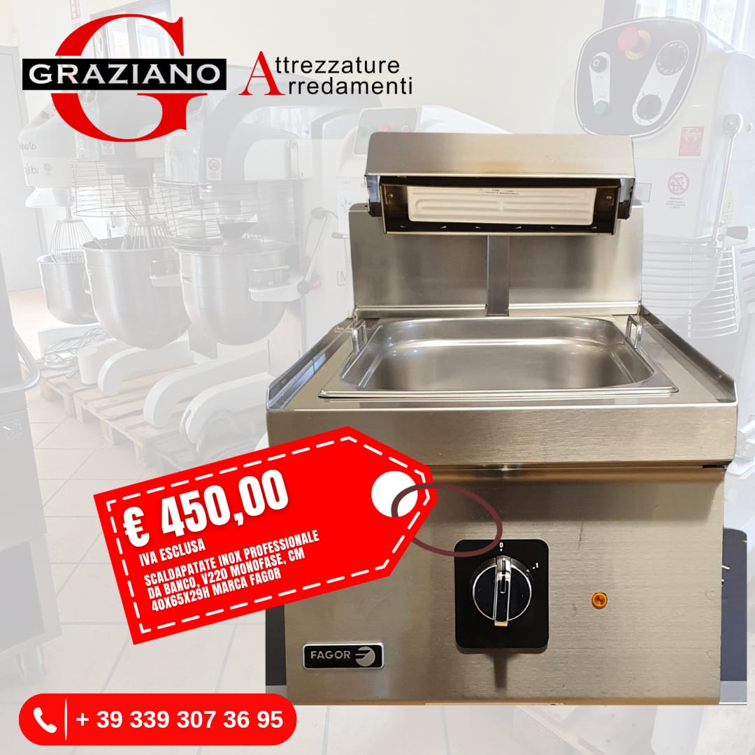 SCALDAPATATE in acciaio inox da banco marca FAGOR