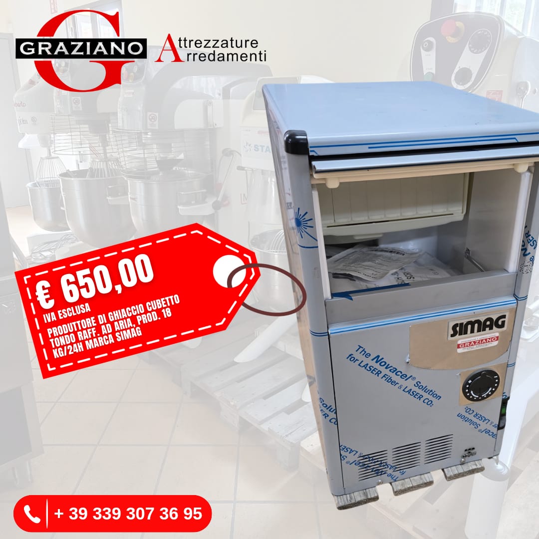 FABBRICATORE PRODUTTORE DI GHIACCIO marca SIMAG