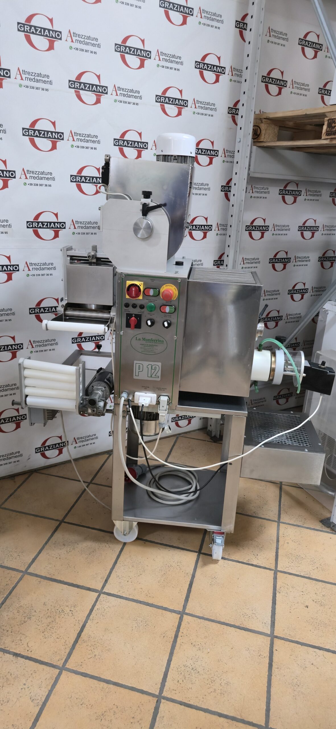 MACCHINA PRODUZIONE PASTA + gruppi mod. P12 marca LA MONFERRINA - immagine 8