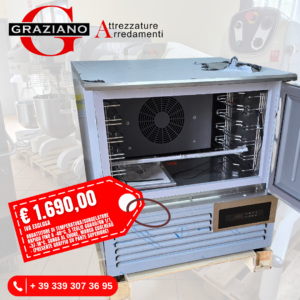 ABBATTITORE di temperatura 5 teglie 60x40/53x32 marca COOLHEAD