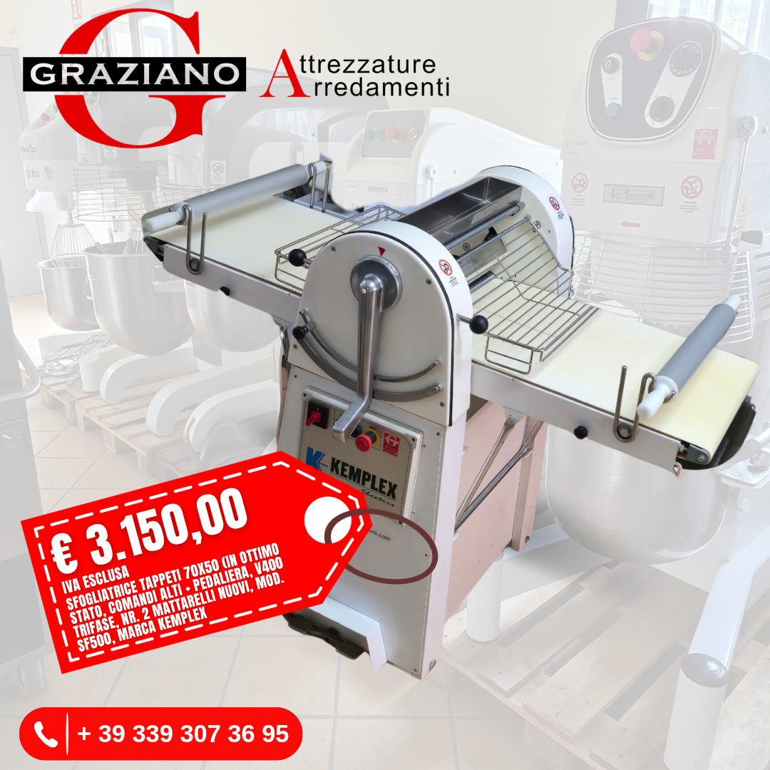 SFOGLIATRICE tappeti cm 70x50 marca KEMPLEX