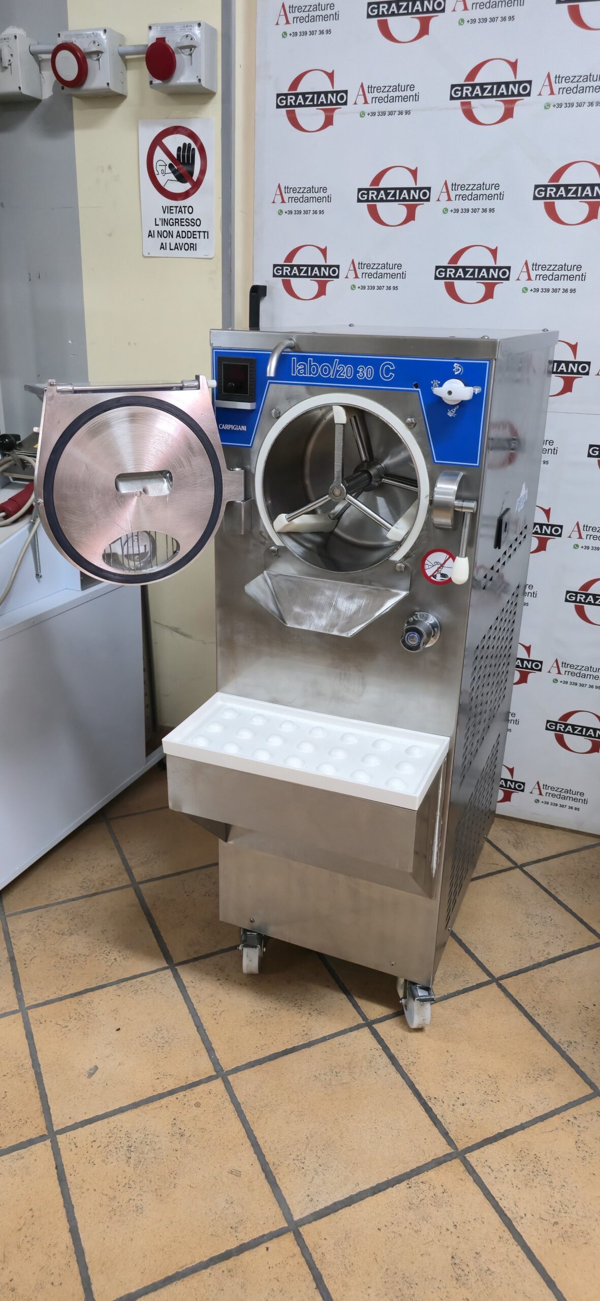 MANTECATORE/macchina gelato mod. LABO 20/30 C marca CARPIGIANI - immagine 13