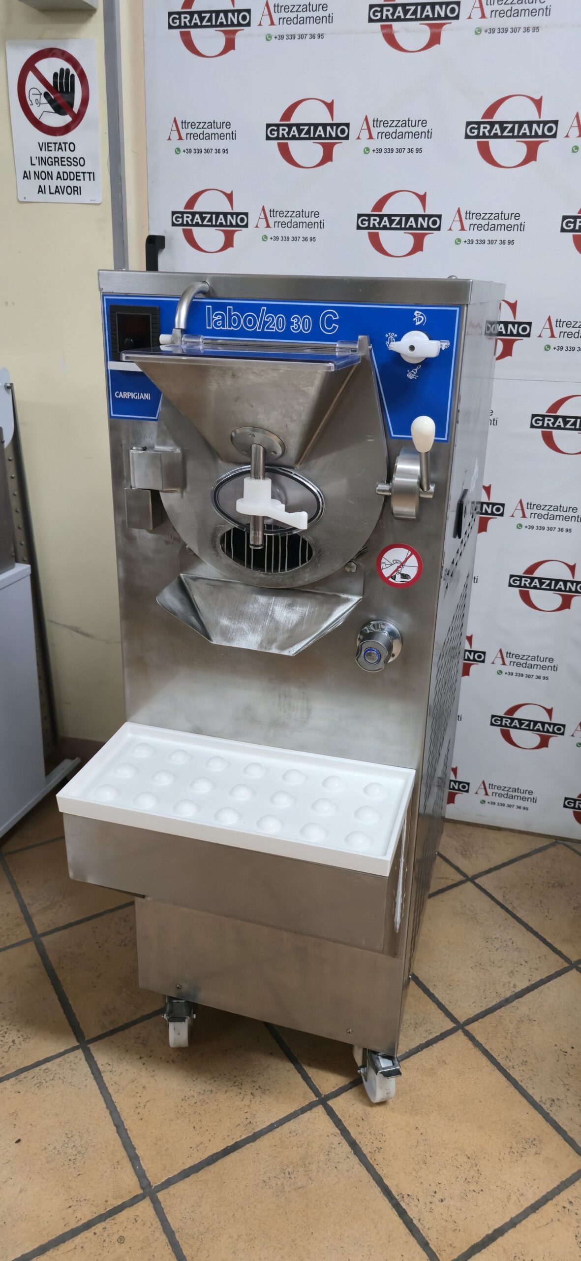 MANTECATORE/macchina gelato mod. LABO 20/30 C marca CARPIGIANI - immagine 15