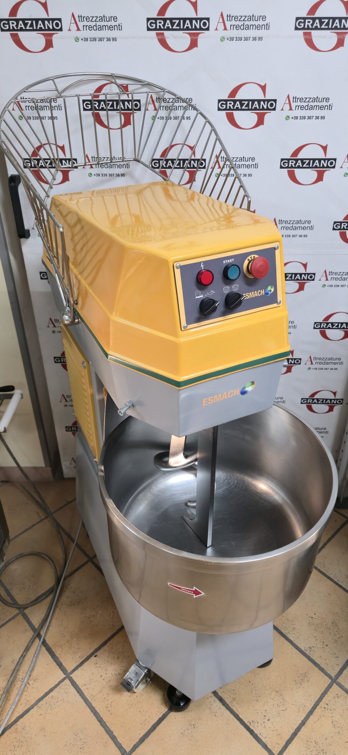 IMPASTATRICE A SPIRALE da 60 kg mod. ISE 60F marca ESMACH - immagine 14