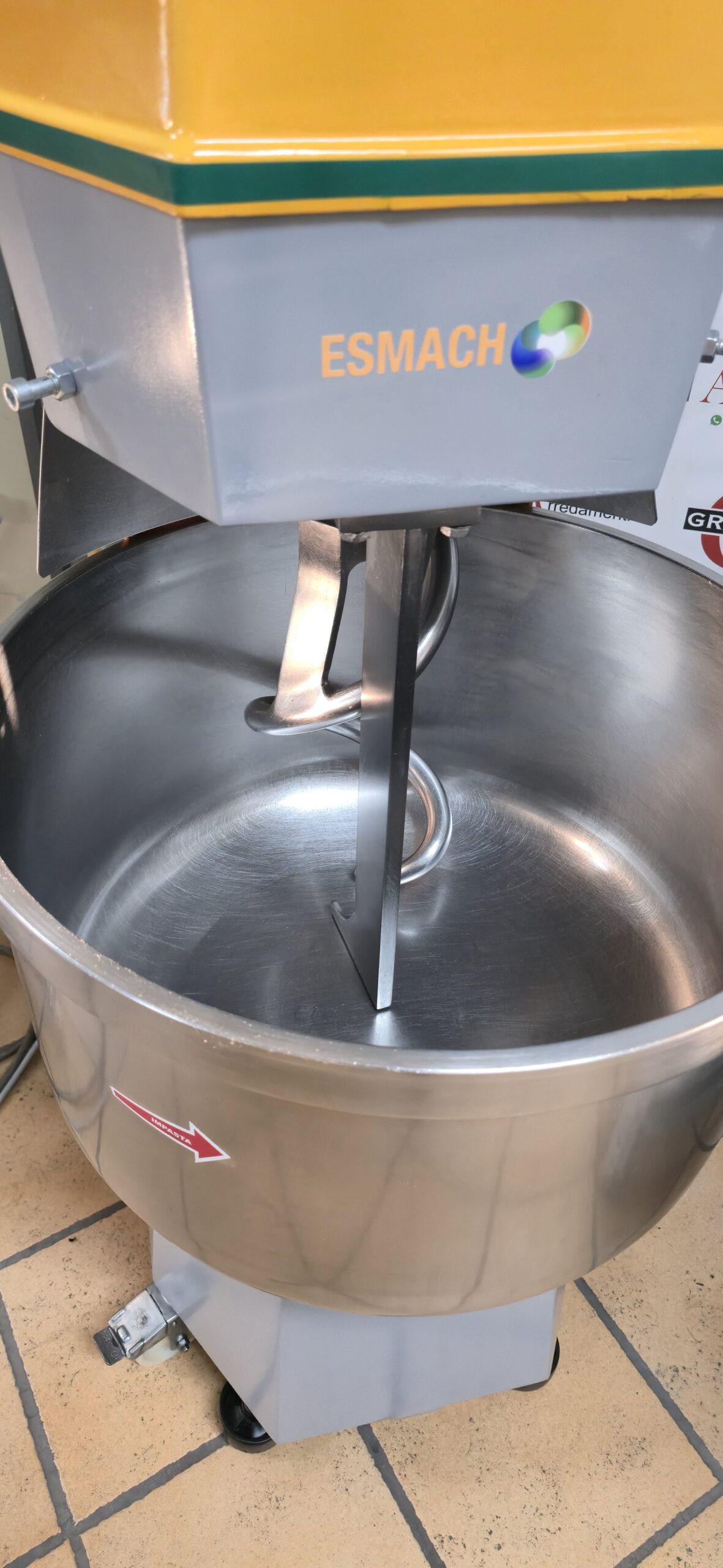 IMPASTATRICE A SPIRALE da 60 kg mod. ISE 60F marca ESMACH - immagine 3