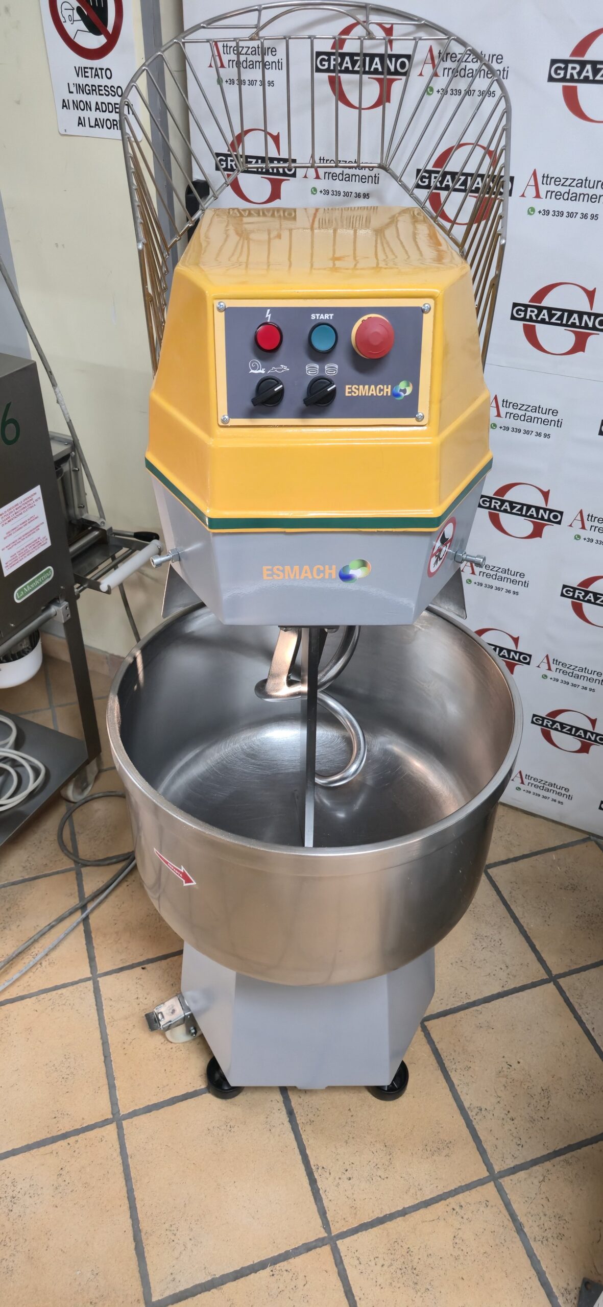 IMPASTATRICE A SPIRALE da 60 kg mod. ISE 60F marca ESMACH - immagine 13