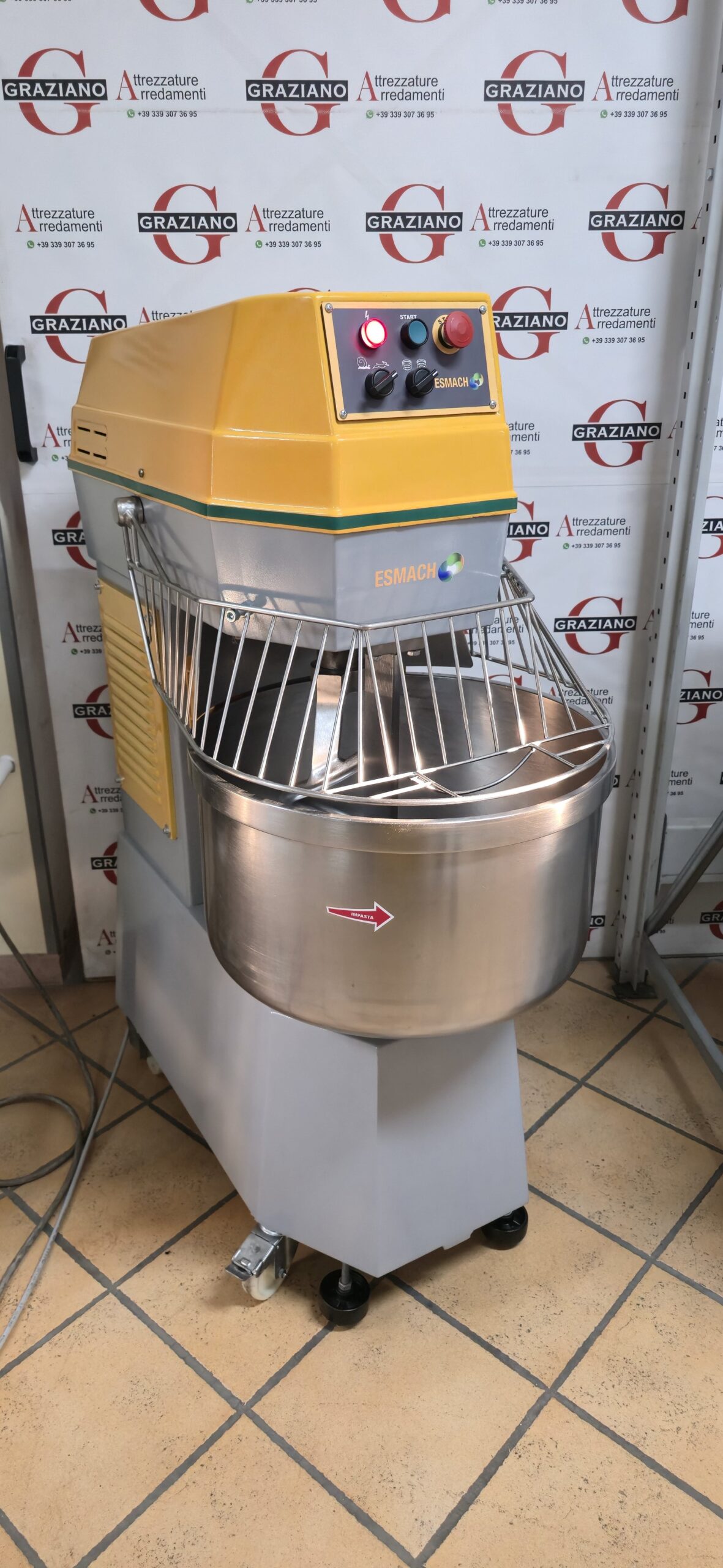 IMPASTATRICE A SPIRALE da 60 kg mod. ISE 60F marca ESMACH - immagine 12