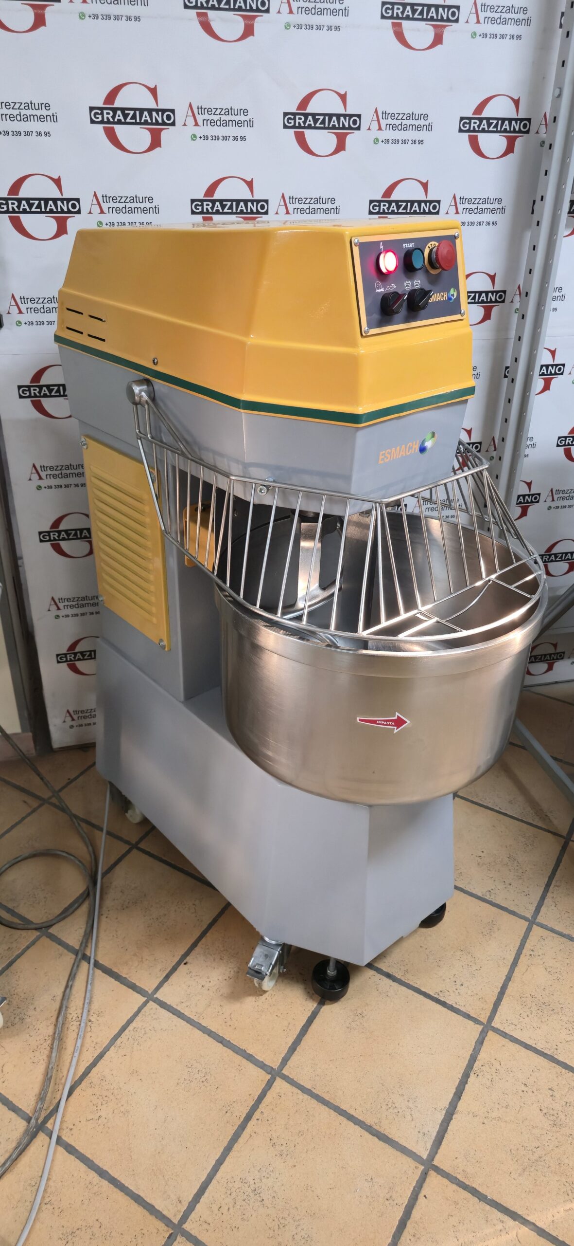 IMPASTATRICE A SPIRALE da 60 kg mod. ISE 60F marca ESMACH - immagine 7