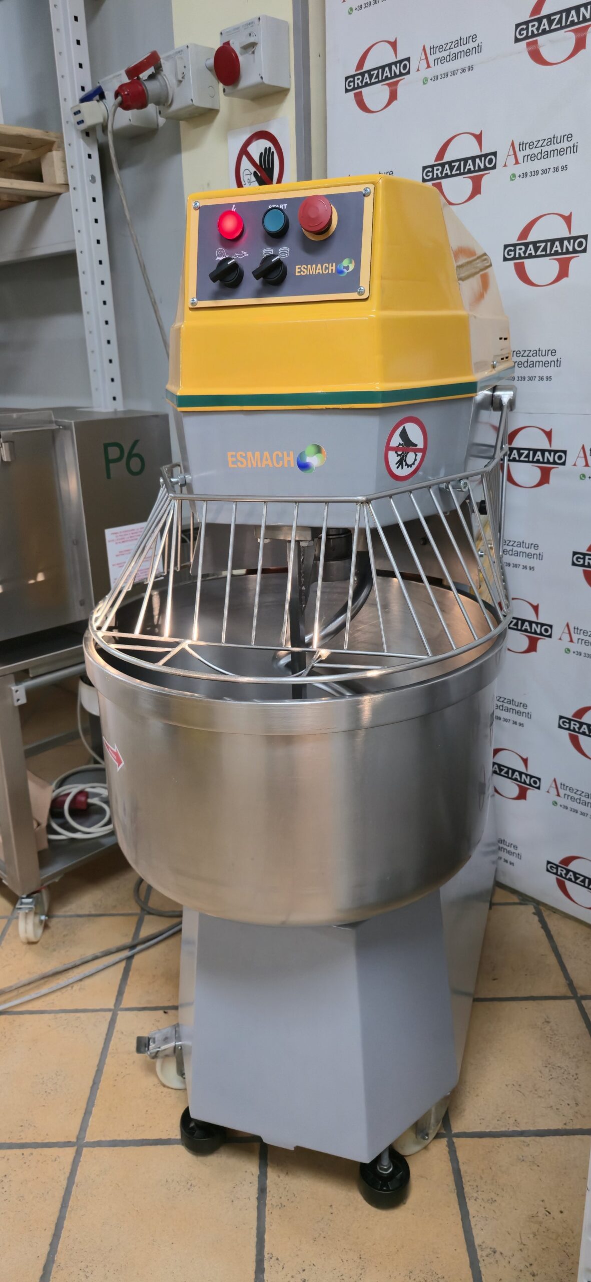 IMPASTATRICE A SPIRALE da 60 kg mod. ISE 60F marca ESMACH - immagine 4