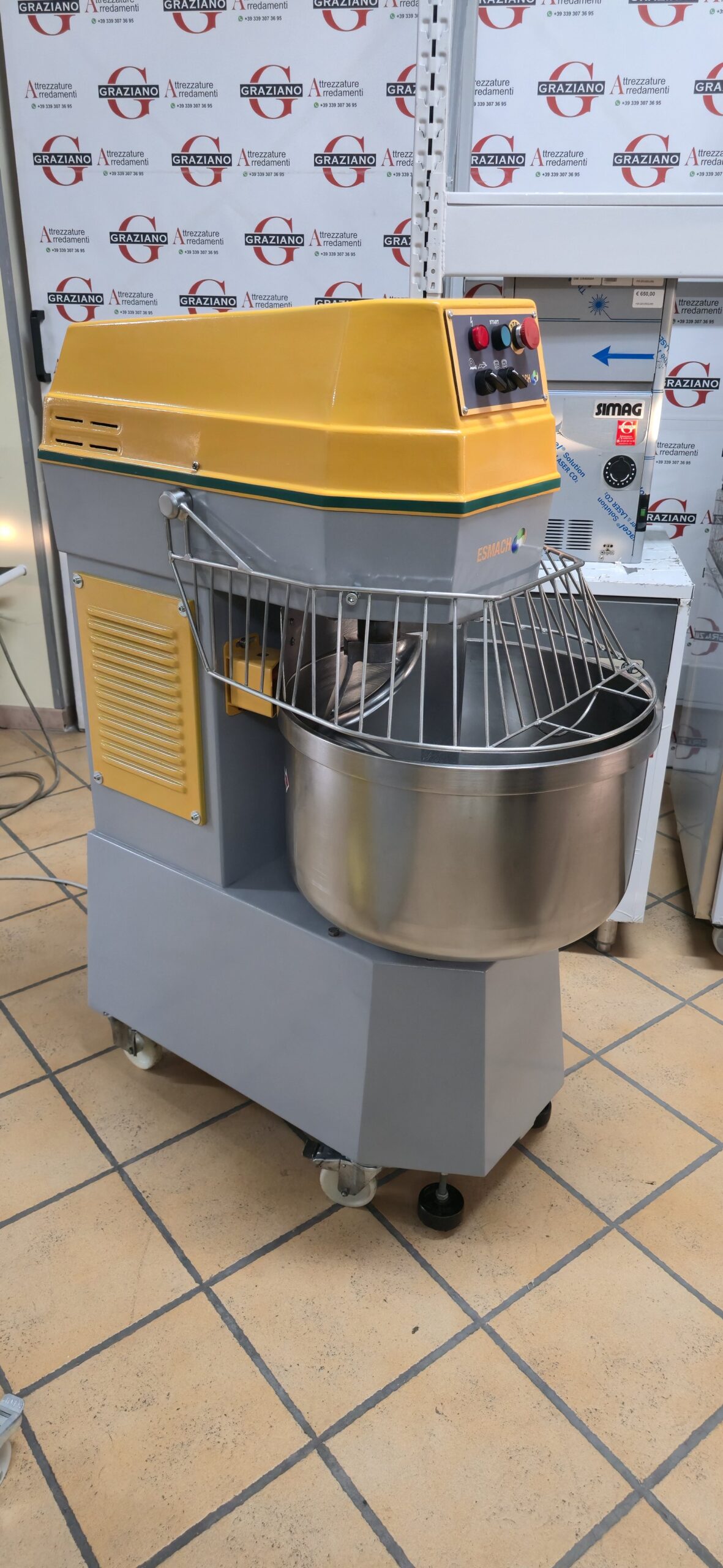 IMPASTATRICE A SPIRALE da 60 kg mod. ISE 60F marca ESMACH - immagine 11