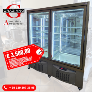 VETRINA VERTICALE 2 PORTE ventilata positiva/negativa marca LONGONI