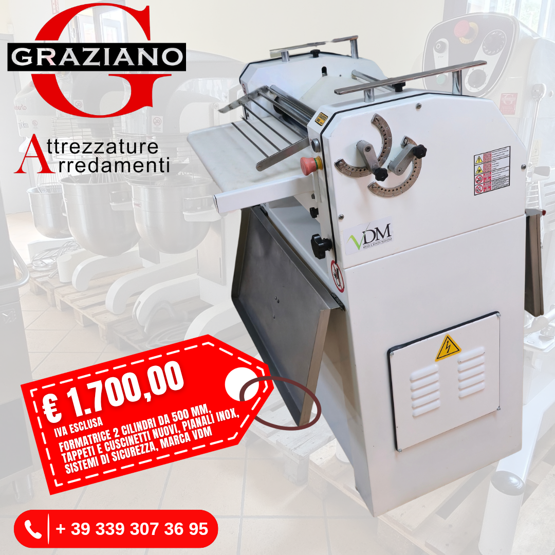 FORMATRICE 2 CILINDRI da 500 mm marca VDM