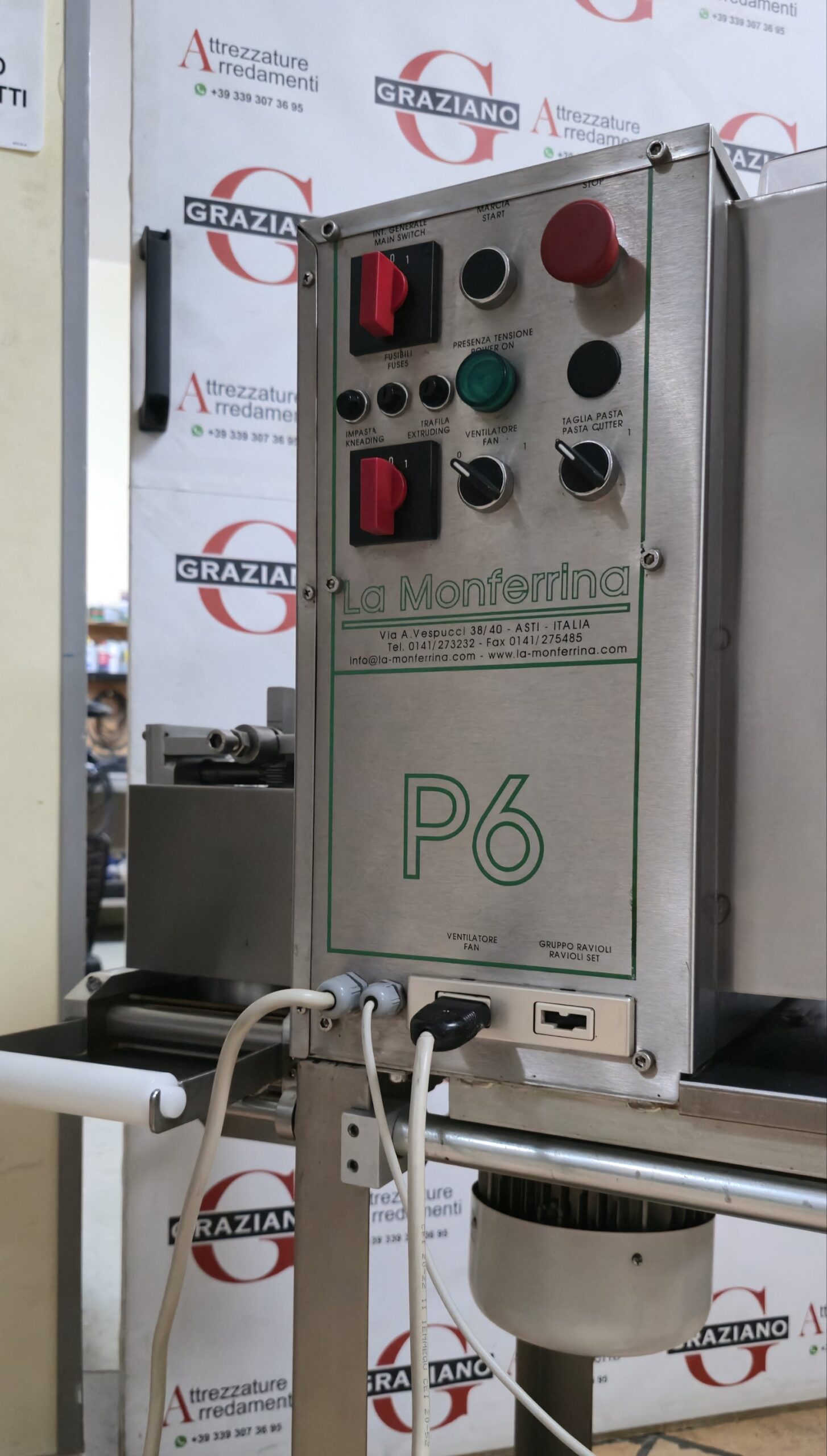 MACCHINA PASTA + GRUPPO RAVIOLI mod. P6 marca LA MONFERRINA - immagine 9