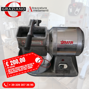 GRATTUGIA INOX professionale trifase v400 marca SIRMAN